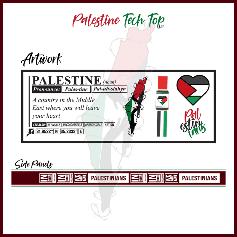 Palestine-Themed Tech Top - Wear Your Support - Image 5