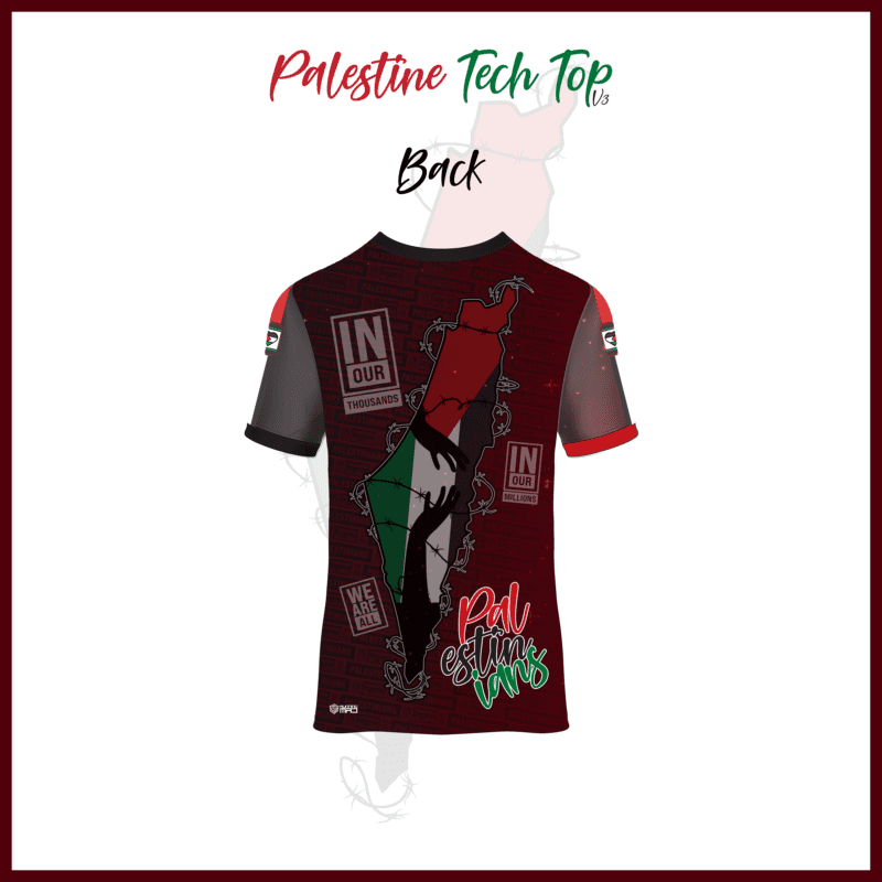 Palestine-Themed Tech Top - Wear Your Support - Image 2