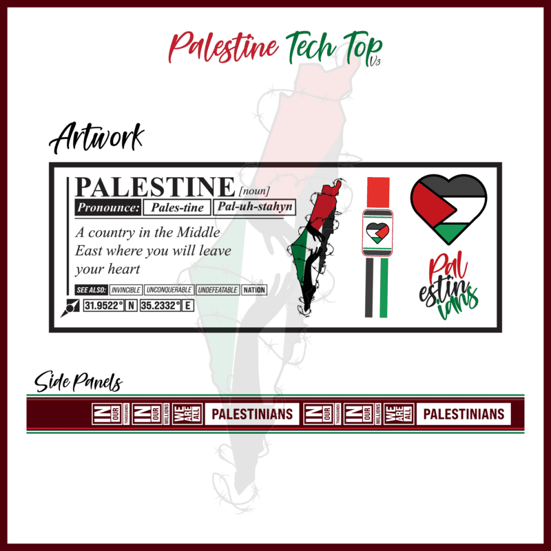 Palestine-Themed Tech Top - Wear Your Support - Image 5