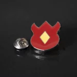 Volcano Badge Pin