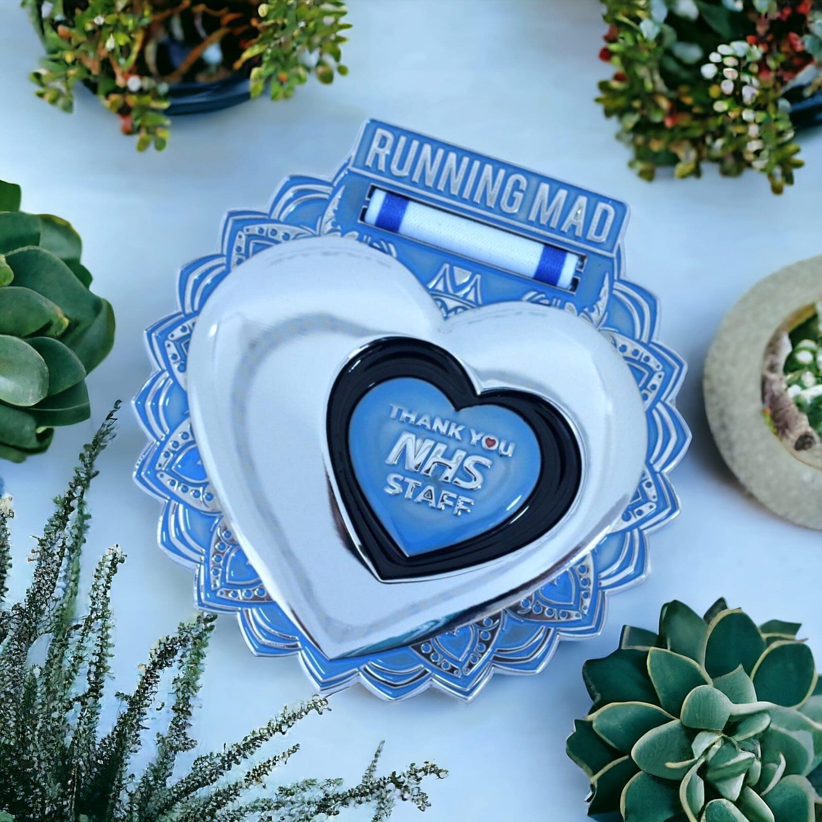 Medal Amidst Succulents